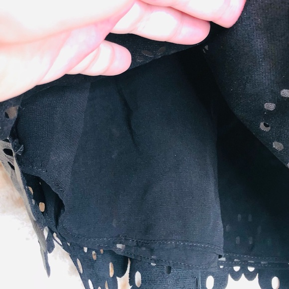 Urban Outfitter Sparkle and Cutout Mini Skirt - Picture 3 of 7